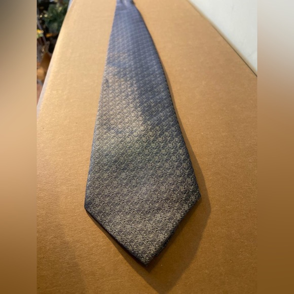 GIORGIO ARMANI 100% Silk Grayish Chromatic Men's Necktie Tie - Made in Italy - Picture 6 of 6